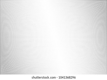 Abstract halftone wave dotted background. Halftone  pattern, dot, circle.  Vector modern optical halftone pop art texture for poster, business card, cover, label mock-up, sticker
