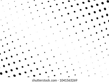 Abstract halftone wave dotted background. Halftone  pattern, dot, circle.  Vector modern optical halftone pop art texture for poster, business card, cover, label mock-up, sticker