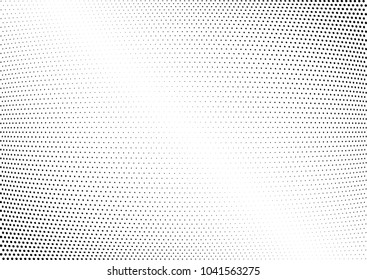 Abstract halftone wave dotted background. Halftone  pattern, dot, circle.  Vector modern optical halftone pop art texture for poster, business card, cover, label mock-up, sticker