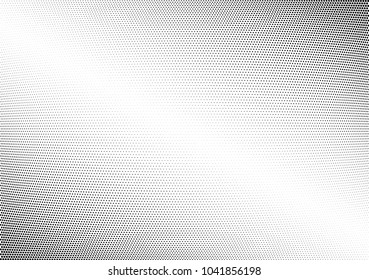 Abstract halftone wave dotted background. Halftone twisted grunge pattern, dot, circle.  Vector modern optical halftone pop art texture for poster, business card, cover, label mock-up, sticker layout