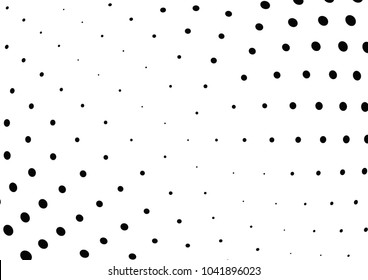 Abstract halftone wave dotted background. Halftone twisted grunge pattern, dot, circle.  Vector modern optical halftone pop art texture for poster, business card, cover, label mock-up, sticker layout