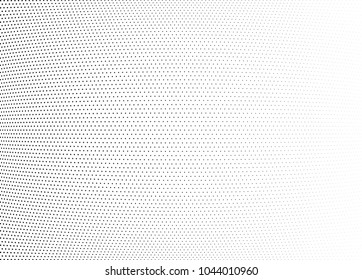 Abstract halftone wave dotted background. Halftone twisted grunge pattern, dot, circle.  Vector modern optical halftone pop art texture for poster, business card, cover, label mock-up, sticker layout