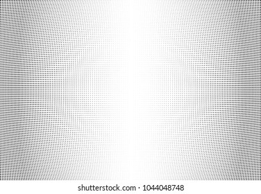 Abstract halftone wave dotted background. Halftone twisted grunge pattern, dot, circle.  Vector modern optical halftone pop art texture for poster, business card, cover, label mock-up, sticker layout