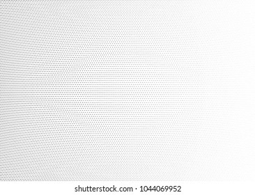 Abstract halftone wave dotted background. Halftone twisted grunge pattern, dot, circle.  Vector modern optical halftone pop art texture for poster, business card, cover, label mock-up, sticker layout