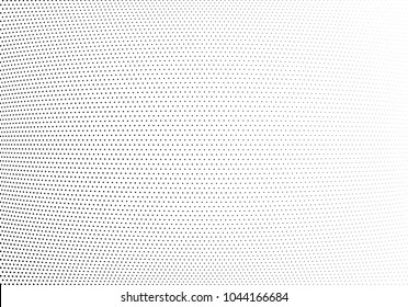 Abstract halftone wave dotted background. Halftone twisted grunge pattern, dot, circle.  Vector modern optical halftone pop art texture for poster, business card, cover, label mock-up, sticker layout