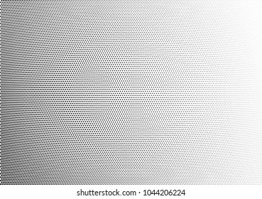Abstract halftone wave dotted background. Halftone twisted grunge pattern, dot, circle.  Vector modern optical halftone pop art texture for poster, business card, cover, label mock-up, sticker layout