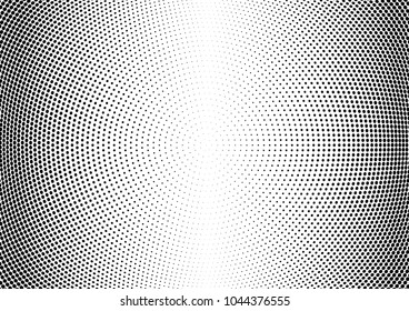 Abstract halftone wave dotted background. Halftone twisted grunge pattern, dot, circle.  Vector modern optical halftone pop art texture for poster, business card, cover, label mock-up, sticker layout