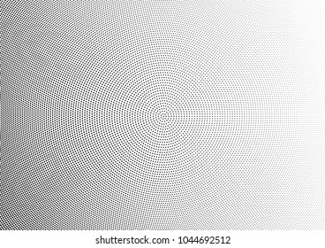 Abstract halftone wave dotted background. Halftone twisted grunge pattern, dot, circle.  Vector modern optical halftone pop art texture for poster, business card, cover, label mock-up, sticker layout