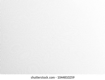 Abstract halftone wave dotted background. Halftone twisted grunge pattern, dot, circle.  Vector modern optical halftone pop art texture for poster, business card, cover, label mock-up, sticker layout