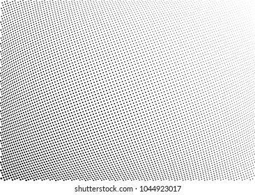 Abstract halftone wave dotted background. Halftone twisted grunge pattern, dot, circle.  Vector modern optical halftone pop art texture for poster, business card, cover, label mock-up, sticker layout