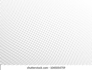 Abstract halftone wave dotted background. Halftone twisted grunge pattern, dot, circle.  Vector modern optical halftone pop art texture for poster, business card, cover, label mock-up, sticker layout