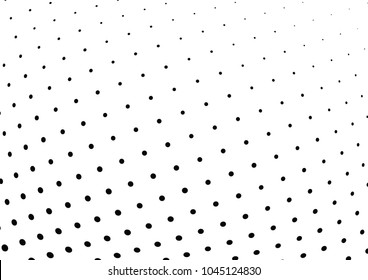 Abstract halftone wave dotted background. Halftone twisted grunge pattern, dot, circle.  Vector modern optical halftone pop art texture for poster, business card, cover, label mock-up, sticker layout
