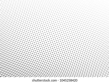 Abstract halftone wave dotted background. Halftone twisted grunge pattern, dot, circle.  Vector modern optical halftone pop art texture for poster, business card, cover, label mock-up, sticker layout