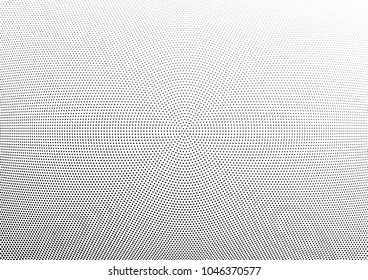 Abstract halftone wave dotted background. Halftone twisted grunge pattern, dot, circle.  Vector modern optical halftone pop art texture for poster, business card, cover, label mock-up, sticker layout