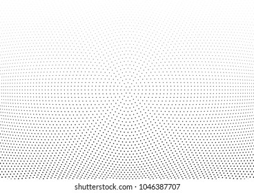 Abstract halftone wave dotted background. Halftone twisted grunge pattern, dot, circle.  Vector modern optical halftone pop art texture for poster, business card, cover, label mock-up, sticker layout