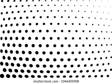 Abstract halftone wave dotted background. Halftone twisted grunge pattern, dot, circle.  Vector modern optical halftone pop art texture for poster, business card, cover, label mock-up, sticker layout
