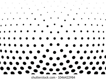 Abstract halftone wave dotted background. Halftone twisted grunge pattern, dot, circle.  Vector modern optical halftone pop art texture for poster, business card, cover, label mock-up, sticker layout