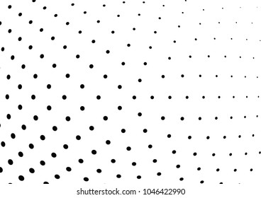 Abstract halftone wave dotted background. Halftone twisted grunge pattern, dot, circle.  Vector modern optical halftone pop art texture for poster, business card, cover, label mock-up, sticker layout