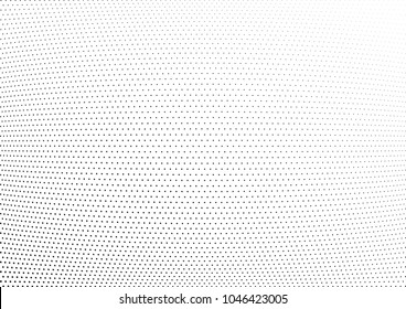 Abstract halftone wave dotted background. Halftone twisted grunge pattern, dot, circle.  Vector modern optical halftone pop art texture for poster, business card, cover, label mock-up, sticker layout
