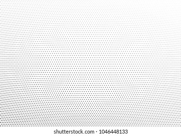 Abstract halftone wave dotted background. Halftone twisted grunge pattern, dot, circle.  Vector modern optical halftone pop art texture for poster, business card, cover, label mock-up, sticker layout