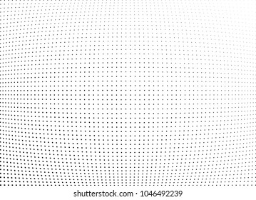 Abstract halftone wave dotted background. Halftone twisted grunge pattern, dot, circle.  Vector modern optical halftone pop art texture for poster, business card, cover, label mock-up, sticker layout