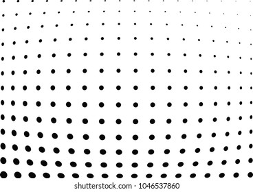 Abstract halftone wave dotted background. Halftone twisted grunge pattern, dot, circle.  Vector modern optical halftone pop art texture for poster, business card, cover, label mock-up, sticker layout