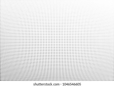 Abstract halftone wave dotted background. Halftone twisted grunge pattern, dot, circle.  Vector modern optical halftone pop art texture for poster, business card, cover, label mock-up, sticker layout