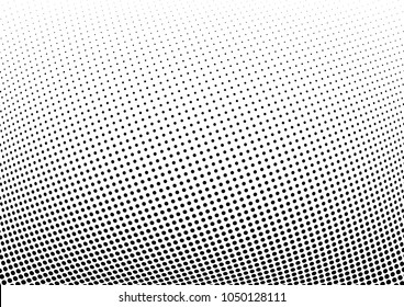 Abstract halftone wave dotted background. Halftone twisted grunge pattern, dot, circle.  Vector modern optical halftone pop art texture for poster, business card, cover, label mock-up, sticker layout