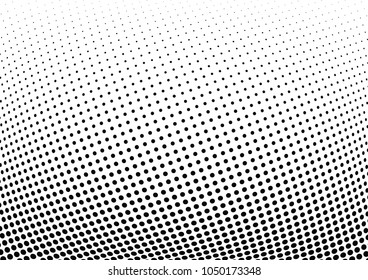 Abstract halftone wave dotted background. Halftone twisted grunge pattern, dot, circle.  Vector modern optical halftone pop art texture for poster, business card, cover, label mock-up, sticker layout