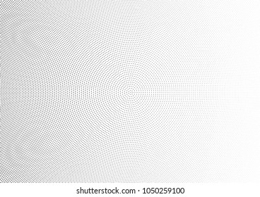 Abstract halftone wave dotted background. Halftone twisted grunge pattern, dot, circle.  Vector modern optical halftone pop art texture for poster, business card, cover, label mock-up, sticker layout