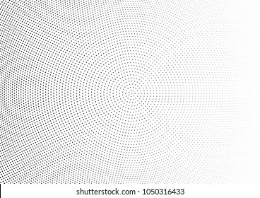 Abstract halftone wave dotted background. Halftone twisted grunge pattern, dot, circle.  Vector modern optical halftone pop art texture for poster, business card, cover, label mock-up, sticker layout