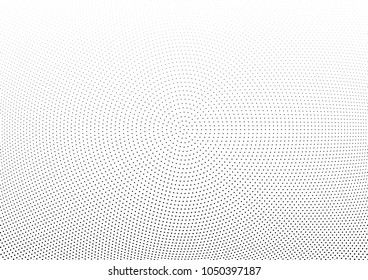 Abstract halftone wave dotted background. Halftone twisted grunge pattern, dot, circle.  Vector modern optical halftone pop art texture for poster, business card, cover, label mock-up, sticker layout