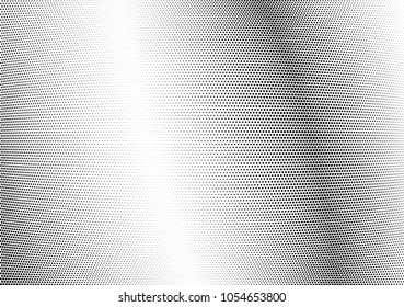 Abstract halftone wave dotted background. Halftone twisted grunge pattern, dot, circle.  Vector modern optical halftone pop art texture for poster, business card, cover, label mock-up, sticker layout