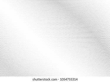 Abstract halftone wave dotted background. Halftone twisted grunge pattern, dot, circle.  Vector modern optical halftone pop art texture for poster, business card, cover, label mock-up, sticker layout
