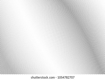 Abstract halftone wave dotted background. Halftone twisted grunge pattern, dot, circle.  Vector modern optical halftone pop art texture for poster, business card, cover, label mock-up, sticker layout