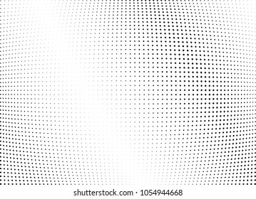 Abstract halftone wave dotted background. Halftone twisted grunge pattern, dot, circle.  Vector modern optical halftone pop art texture for poster, business card, cover, label mock-up, sticker layout