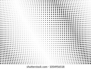 Abstract halftone wave dotted background. Halftone twisted grunge pattern, dot, circle.  Vector modern optical halftone pop art texture for poster, business card, cover, label mock-up, sticker layout