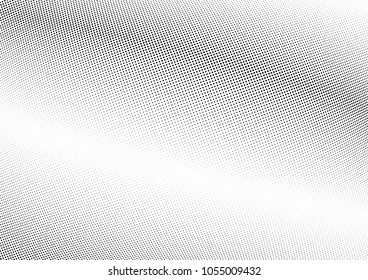 Abstract halftone wave dotted background. Halftone twisted grunge pattern, dot, circle.  Vector modern optical halftone pop art texture for poster, business card, cover, label mock-up, sticker layout