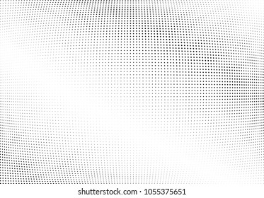 Abstract halftone wave dotted background. Halftone twisted grunge pattern, dot, circle.  Vector modern optical halftone pop art texture for poster, business card, cover, label mock-up, sticker layout