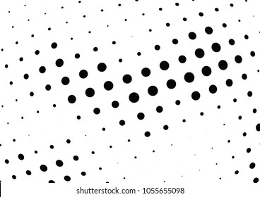 Abstract halftone wave dotted background. Halftone twisted grunge pattern, dot, circle.  Vector modern optical halftone pop art texture for poster, business card, cover, label mock-up, sticker layout