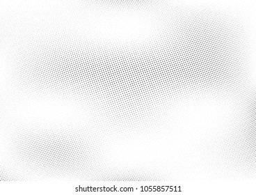 Abstract halftone wave dotted background. Halftone twisted grunge pattern, dot, circle.  Vector modern optical halftone pop art texture for poster, business card, cover, label mock-up, sticker layout
