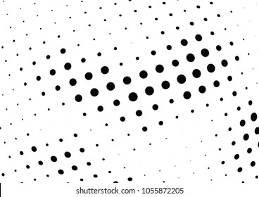 Abstract halftone wave dotted background. Halftone twisted grunge pattern, dot, circle.  Vector modern optical halftone pop art texture for poster, business card, cover, label mock-up, sticker layout