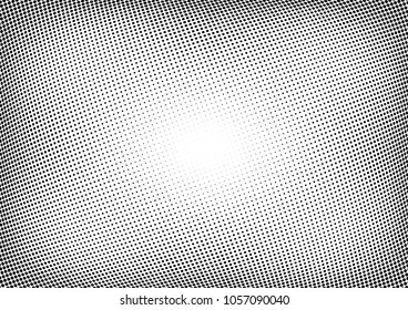 Abstract halftone wave dotted background. Halftone twisted grunge pattern, dot, circle.  Vector modern optical halftone pop art texture for poster, business card, cover, label mock-up, sticker layout