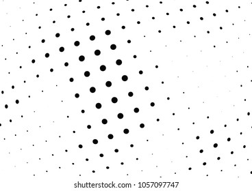 Abstract halftone wave dotted background. Halftone twisted grunge pattern, dot, circle.  Vector modern optical halftone pop art texture for poster, business card, cover, label mock-up, sticker layout