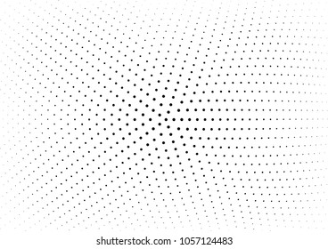 Abstract halftone wave dotted background. Halftone twisted grunge pattern, dot, circle.  Vector modern optical halftone pop art texture for poster, business card, cover, label mock-up, sticker layout