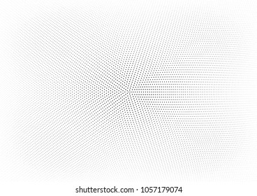 Abstract halftone wave dotted background. Halftone twisted grunge pattern, dot, circle.  Vector modern optical halftone pop art texture for poster, business card, cover, label mock-up, sticker layout
