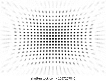 Abstract halftone wave dotted background. Halftone twisted grunge pattern, dot, circle.  Vector modern optical halftone pop art texture for poster, business card, cover, label mock-up, sticker layout
