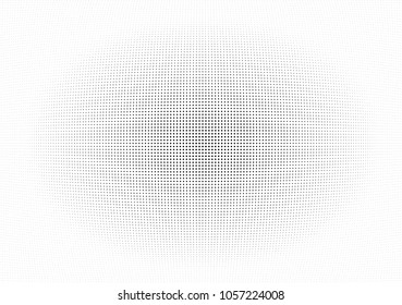 Abstract halftone wave dotted background. Halftone twisted grunge pattern, dot, circle.  Vector modern optical halftone pop art texture for poster, business card, cover, label mock-up, sticker layout