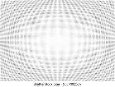 Abstract halftone wave dotted background. Halftone twisted grunge pattern, dot, circle.  Vector modern optical halftone pop art texture for poster, business card, cover, label mock-up, sticker layout