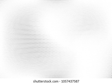 Abstract halftone wave dotted background. Halftone twisted grunge pattern, dot, circle.  Vector modern optical halftone pop art texture for poster, business card, cover, label mock-up, sticker layout